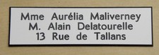 Placca cassetta della posta - placca,