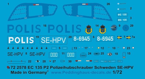 Peddinghaus 2578 ec 135 - 1/72,