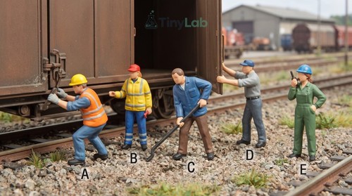 Miniature figure porta - , carro