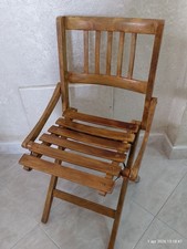 1950s Wooden Folding Child