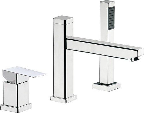 Set miscelatore bordo vasca