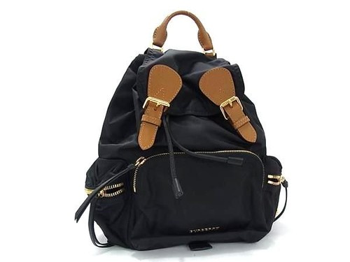 Zaino burberry nylon pelle - x,