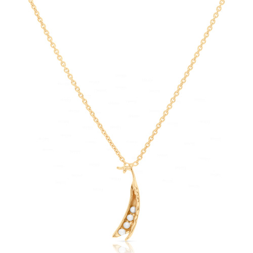 Collana con ciondolo pavone