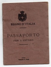 PASSAPORTO PER L'ESTERO -