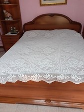 coperta matrimoniale all'uncinetto