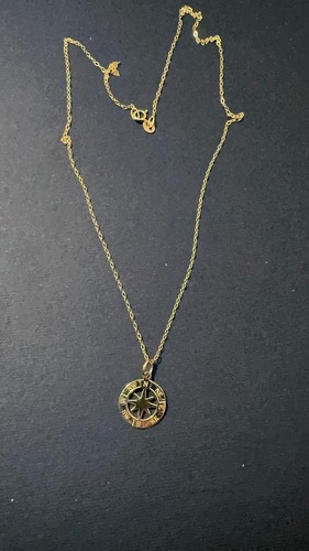 Collana con ciondolo bussola - con,