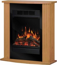 Suite Fuoco Elettrico Dimplex Orvieto Optiflame, Rovere Free Standing Completamente Assemblata