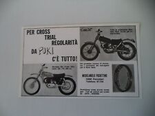 advertising Pubblicità 1971 PUKI (PANCALIERI) MONTESA COTA 247/MX CROSS 125 175
