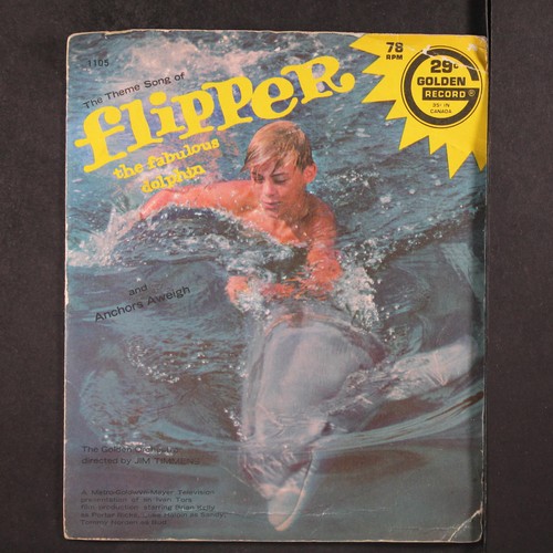 Golden dolphins flipper - golden, dolphins:
