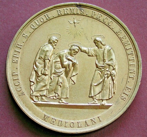 Medaglia giubileo sacerdotale - medaglia,