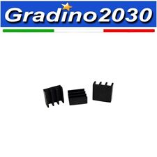 3pz Dissipatore alluminio nero
