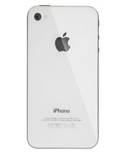 APPLE COVER POSTERIORE CON LOGO COLORE BIANCO (BGC-E2380A) PER IPHONE 4