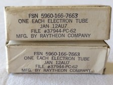 n° 2 Valvole : 12AU7/ECC82  "RAYTHEON"