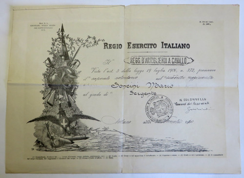 1900 reggimento artiglieria - 1900, d'artiglieria