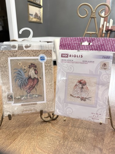 Riolis cross stitch - kit, gufo