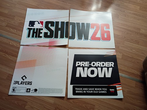Raro enorme poster - , mlb