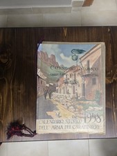 Calendario Carabinieri anno 1958 originale