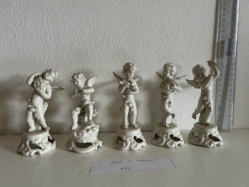 Cinque statuine angioletti - cinque,