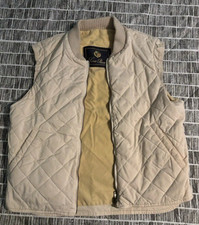 Loro Piana Gilet Cavallo Uomo US Medium Trapuntato Foderato Marrone Lusso Made In Italy L