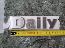 Scritta Logo Emblema Per Furgone  Iveco Daily Misura 16 X 4  cm