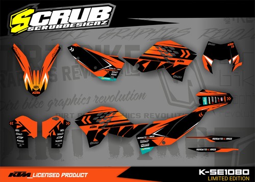 Adesivo ktm decoro exc 125 - exc,