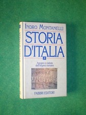 STORIA D'ITALIA INDRO MONTANELLI VOL 3 APOGEO E CADUTA DELL'IMPERO ED FABBRI