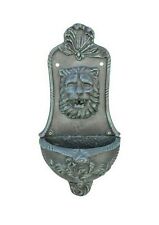 FONTANA A PARETE IN GHISA COLORE ANTRACITE A GETTO CONTINUO MOD. LINCE