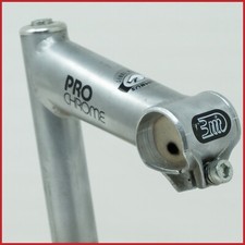 NOS 3T 3TTT PRO STELO CROMATO 120MM 1" MORSETTO ACCIAIO 25.8 BICI CORSA STRADA VINTAGE