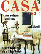 CASA VOGUE ITALIA MAGAZINE 1994/259=HANS WEGNER=MICHELE OKA DONER=LINE VAUTRIN=