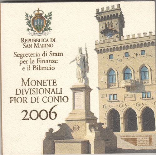 Cartella per monete san - monete, marino