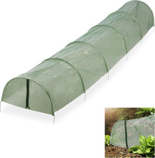 Serra per Orto Mini, Con Zip, Tunnel Di 2,9 M, Pieghevole, Da Giardino, Protezio