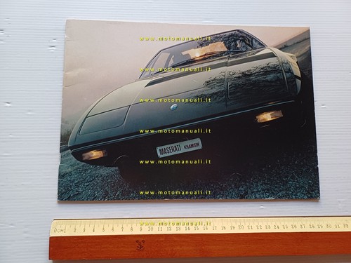 Maserati khamsin 1974 depliant - khamsin,