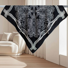 Sciarpa bandana stampa corona