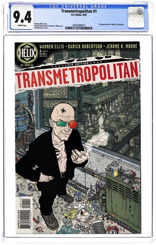 Transmetropolitan cgc 9 4 - transmetropolitan,