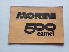 Moto Morini 500 Camel anni 80 manuale uso manutenzione libretto originale