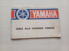 Yamaha motori fuoribordo libretto garanzia nuovo italiano originale