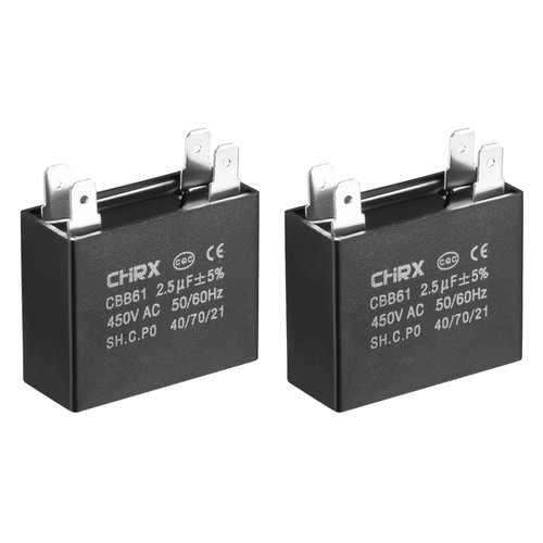 Condensatore 450v 5uf - 2.5uf, doppio