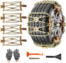 Catene Da Neve 4 Pezzi Catene Auto Neve Catene Regolabili Catene Da Neve Resiste