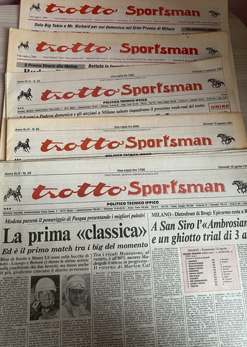 Lotto giornali cavalli - 10,