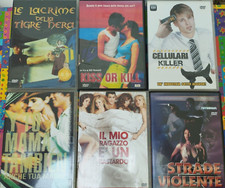 Lotto 6 film DVD Tigre nera, Kiss or kill, Cellulari killer, Strade violente, ..