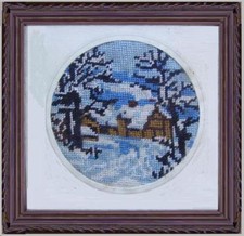 quadro punto croce anni 60