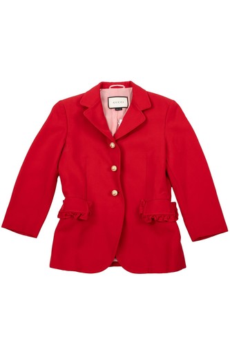 Gucci giacca seta rossa - gucci,