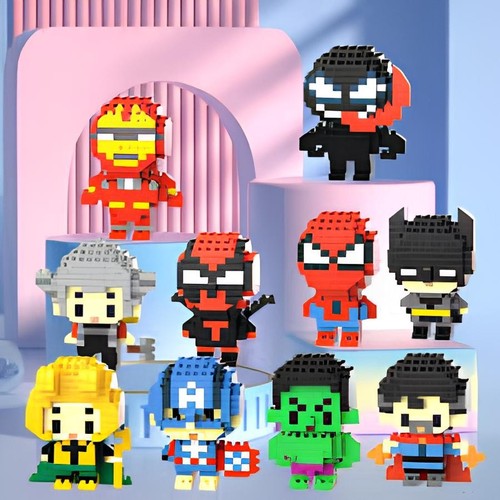 Super heroes bricks marvel set - marvel,