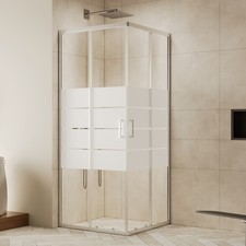 Box doccia serigrafato 4 bande