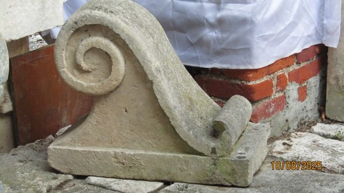 R457 antica scultura capitello - r457,