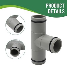 Adattatore tubo attrezzatura piscina neve connettore tubo 3,2x6,8x10,5 cm plasti