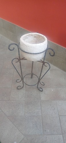 Porta vaso ferro - ferro, battuto