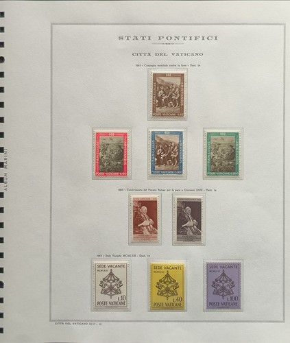 1963 vaticano annata completa - vaticano,