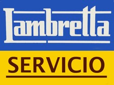 Insegna Lambretta Servizio