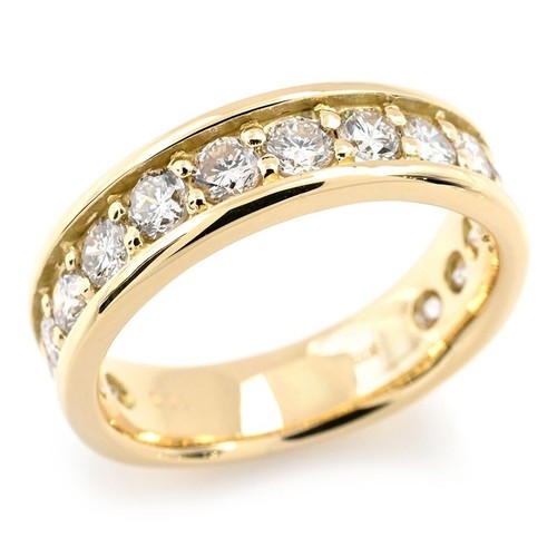 Anello metà eternity con - metà,